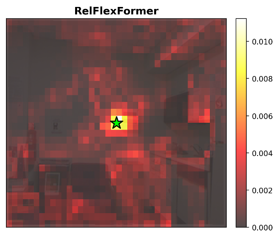 RelFlexformer attention map